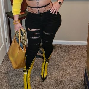 Distessed Black Jeans